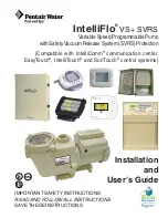 Pentair IntelliFlo VS+SVRS Installation And User Manual предпросмотр