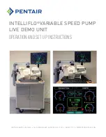 Pentair IntelliFlo Operation And Set Up Instructions preview