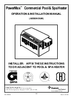 Предварительный просмотр 32 страницы Pentair Low NOx 525 Operation & Installation Manual