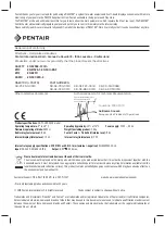 Preview for 2 page of Pentair Maestro SB-CO-DIV-008B Installation And User Manual