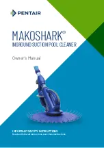 Pentair MAKOSHARK Owner'S Manual предпросмотр