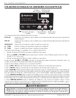 Preview for 62 page of Pentair MASTERTEMP MT200HD Installation And User Manual