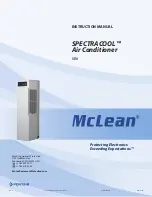 Preview for 1 page of Pentair McLean SPECTRACOOL N36 Instruction Manual