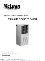 Предварительный просмотр 1 страницы Pentair McLean THERMAL T15 Series Instruction Manual