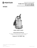 Preview for 9 page of Pentair Myers DS33P1 Owner'S Manual