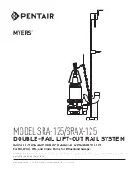 Pentair MYERS SRA-125 Installation And Service Manual With Parts List preview