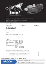 Preview for 16 page of Pentair ONGA Eco Select PANTERA evolution Owner'S Manual