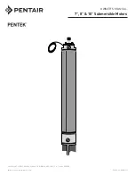 Предварительный просмотр 1 страницы Pentair PENTEK 108PMI2-150-4-HT Owner'S Manual