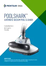 Pentair POOLSHARK Installation & User Manual preview