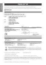 Preview for 2 page of Pentair PROWLE 917 Installation And User Manual