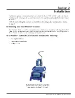 Preview for 7 page of Pentair Prowler 720 Installation And User Manual