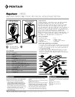 Pentair Raychem H900 Installation Instructions Manual preview
