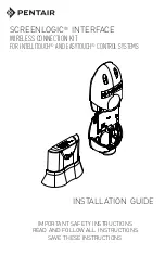 Pentair SCREENLOGIC INTERFACE Installation Manual preview