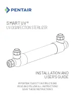 Pentair SMART UV E120S Installation And User Manual предпросмотр