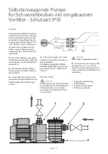 Preview for 3 page of Pentair STA-RITE Cristal-Flo PA15-BR462 Installation And Operating Instructions Manual