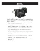 Preview for 4 page of Pentair Sta-rite EnviroMAX 1500 Installation, Operation And Service Manual