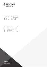 Pentair STA-RITE VSD EASY 09 M/M Instruction Manual предпросмотр