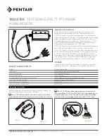 Preview for 1 page of Pentair TRACETEK Operating Instructions