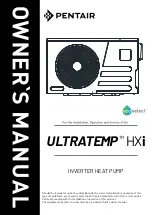 Pentair ULTRATEMP HXi Owner'S Manual preview