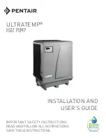 Предварительный просмотр 1 страницы Pentair ULTRATEMP Installation And User Manual