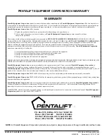 Предварительный просмотр 31 страницы Pentalift LDL Owner'S Manual