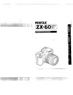 Preview for 1 page of Pentax 01459 - ZX 60 QD SLR Camera Operating Manual