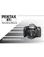 Pentax 10291 - 67 II Medium Format SLR  Focus Camera Body Operating Manual preview