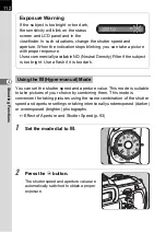 Preview for 114 page of Pentax 14748 Operating Manual