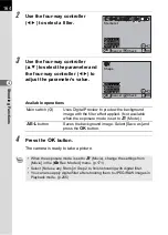 Preview for 166 page of Pentax 14748 Operating Manual