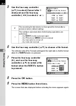 Preview for 206 page of Pentax 14748 Operating Manual