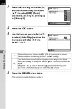 Preview for 218 page of Pentax 14748 Operating Manual