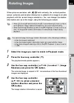 Preview for 251 page of Pentax 14748 Operating Manual