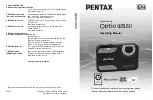 Pentax 16101 Operating Manual preview