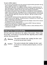 Preview for 3 page of Pentax 16101 Operating Manual