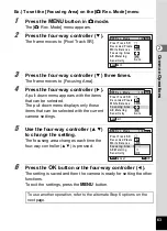 Preview for 65 page of Pentax 16101 Operating Manual