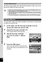 Preview for 176 page of Pentax 16101 Operating Manual