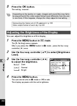 Preview for 204 page of Pentax 16101 Operating Manual