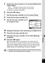 Preview for 211 page of Pentax 16101 Operating Manual