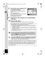 Предварительный просмотр 44 страницы Pentax 16186 - Optio E80 Digital Camera Operating Manual