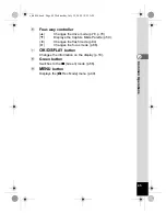 Предварительный просмотр 47 страницы Pentax 16186 - Optio E80 Digital Camera Operating Manual