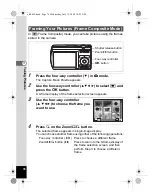 Предварительный просмотр 78 страницы Pentax 16186 - Optio E80 Digital Camera Operating Manual