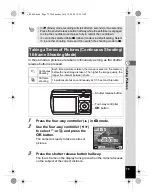 Предварительный просмотр 81 страницы Pentax 16186 - Optio E80 Digital Camera Operating Manual