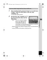 Предварительный просмотр 85 страницы Pentax 16186 - Optio E80 Digital Camera Operating Manual