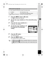 Предварительный просмотр 89 страницы Pentax 16186 - Optio E80 Digital Camera Operating Manual