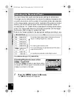 Предварительный просмотр 90 страницы Pentax 16186 - Optio E80 Digital Camera Operating Manual