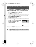 Предварительный просмотр 98 страницы Pentax 16186 - Optio E80 Digital Camera Operating Manual