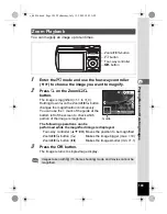 Предварительный просмотр 111 страницы Pentax 16186 - Optio E80 Digital Camera Operating Manual