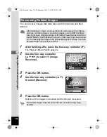 Предварительный просмотр 116 страницы Pentax 16186 - Optio E80 Digital Camera Operating Manual