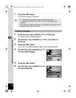 Предварительный просмотр 118 страницы Pentax 16186 - Optio E80 Digital Camera Operating Manual