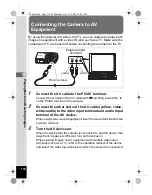 Предварительный просмотр 120 страницы Pentax 16186 - Optio E80 Digital Camera Operating Manual